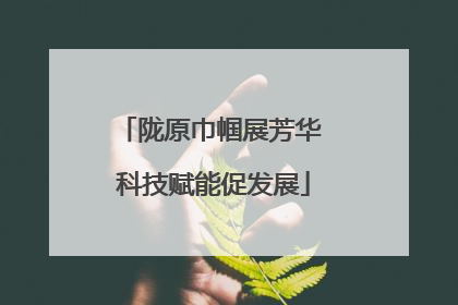陇原巾帼展芳华 科技赋能促发展