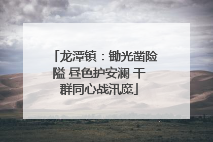 龙潭镇：锄光凿险隘 昼色护安澜 干群同心战汛魔