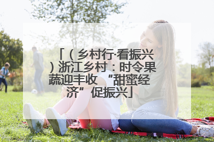 （乡村行·看振兴）浙江乡村：时令果蔬迎丰收 “甜蜜经济”促振兴