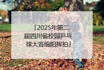 2025年第二届四川省校园乒乓球大赛绵阳挥拍