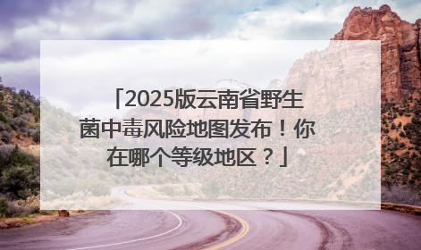 2025版云南省野生菌中毒风险地图发布！你在哪个等级地区？