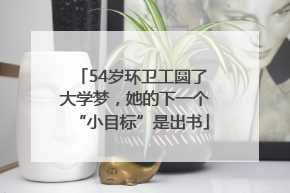 54岁环卫工圆了大学梦，她的下一个“小目标”是出书