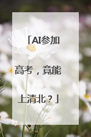 AI参加高考，竟能上清北？